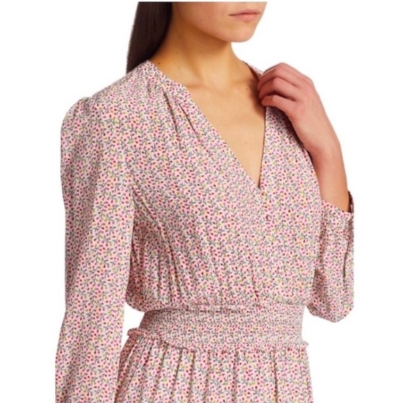 Rails Renata Flower Vines Floral Summer Midi Dress Size Medium - Picture 3 of 11